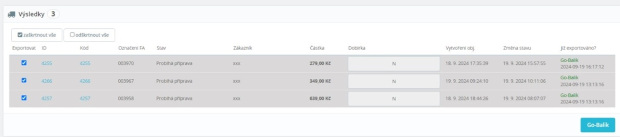 GO balík – Prestashop objednání přepravy PS